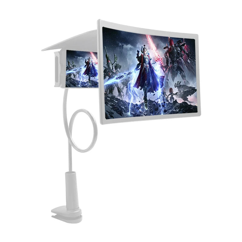 Elevate Your Viewing Experience with the L7 12" 3D HD Phone Screen Magnifier - Perfect for Movies and Videos with Lazy Stand